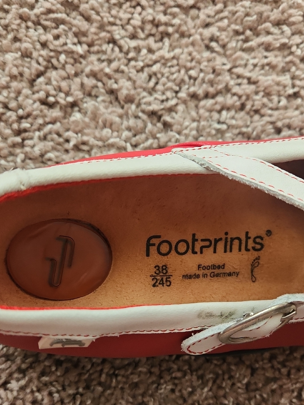 Birkenstock Footprints Leather Shoes Women Sz 38 European -Gently Used Condition - Picture 5 of 6